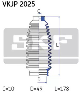 Фото VKJP2025 Комплект пыльника SKF {forloop.counter}}